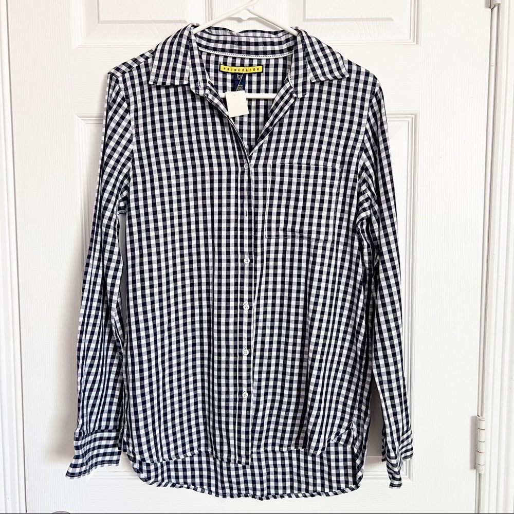 Prince & Fox | Gingham Print Button Down Shirt